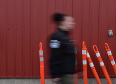 NorthGate Security static guard at post in Prince George